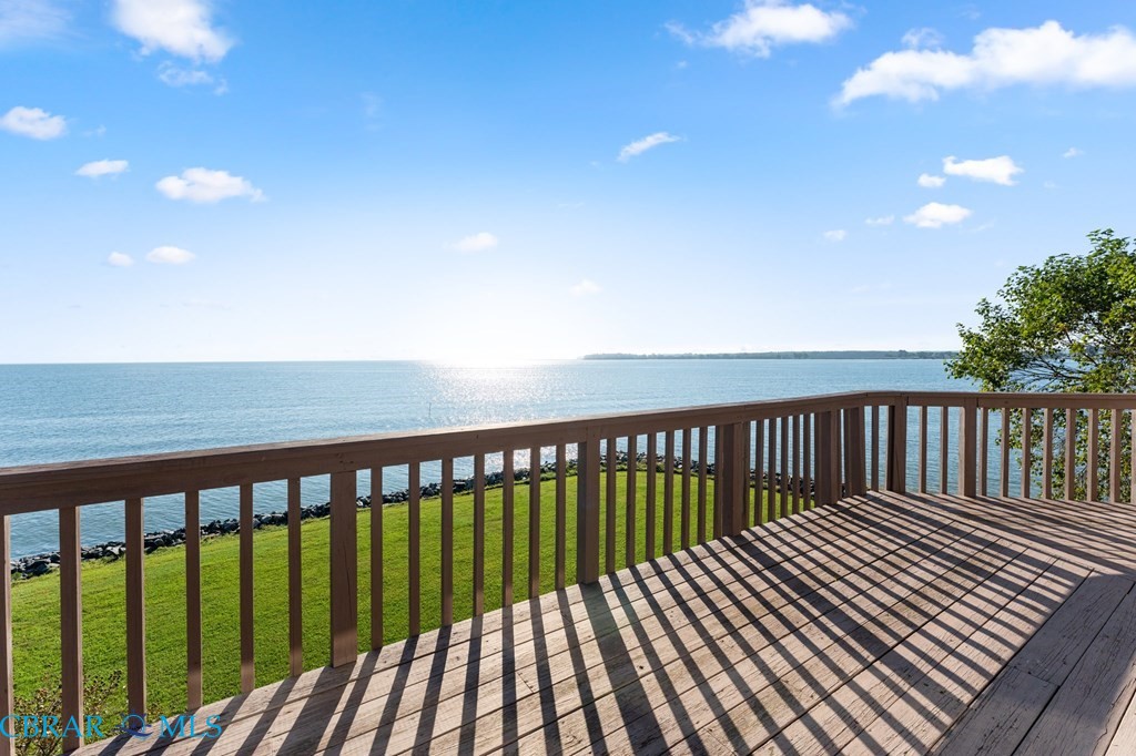 24 River Road Lottsburg, VA 22511 - Photo 30 of 35 a balcony with wooden floor