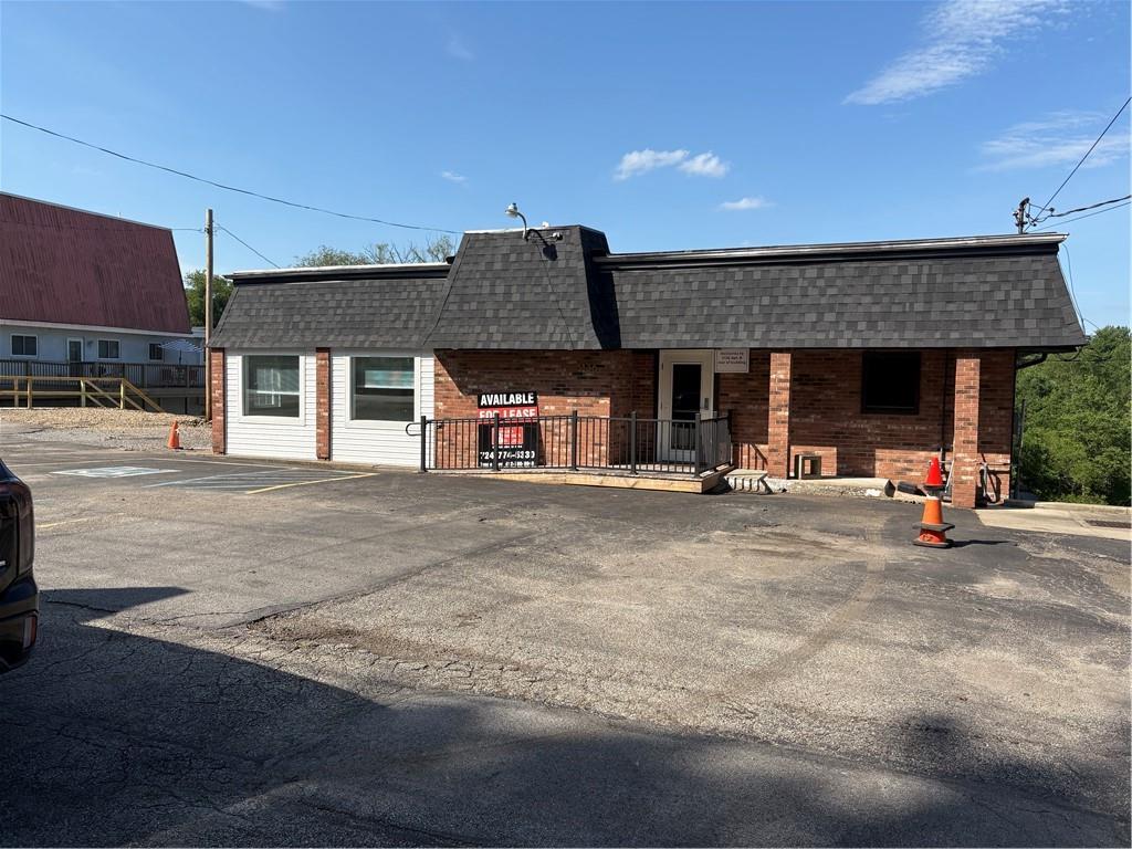 a view of a house with a patio