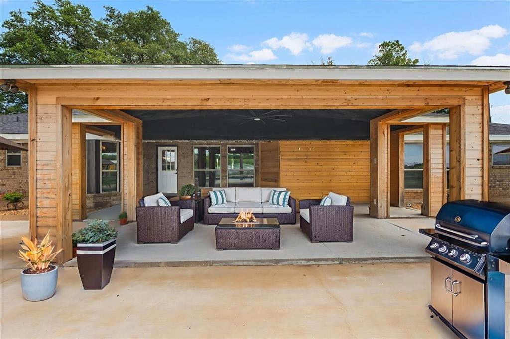 1508 Poolville Cut Off Road Poolville, TX 76487 - Photo 31 of 39 Covered patio