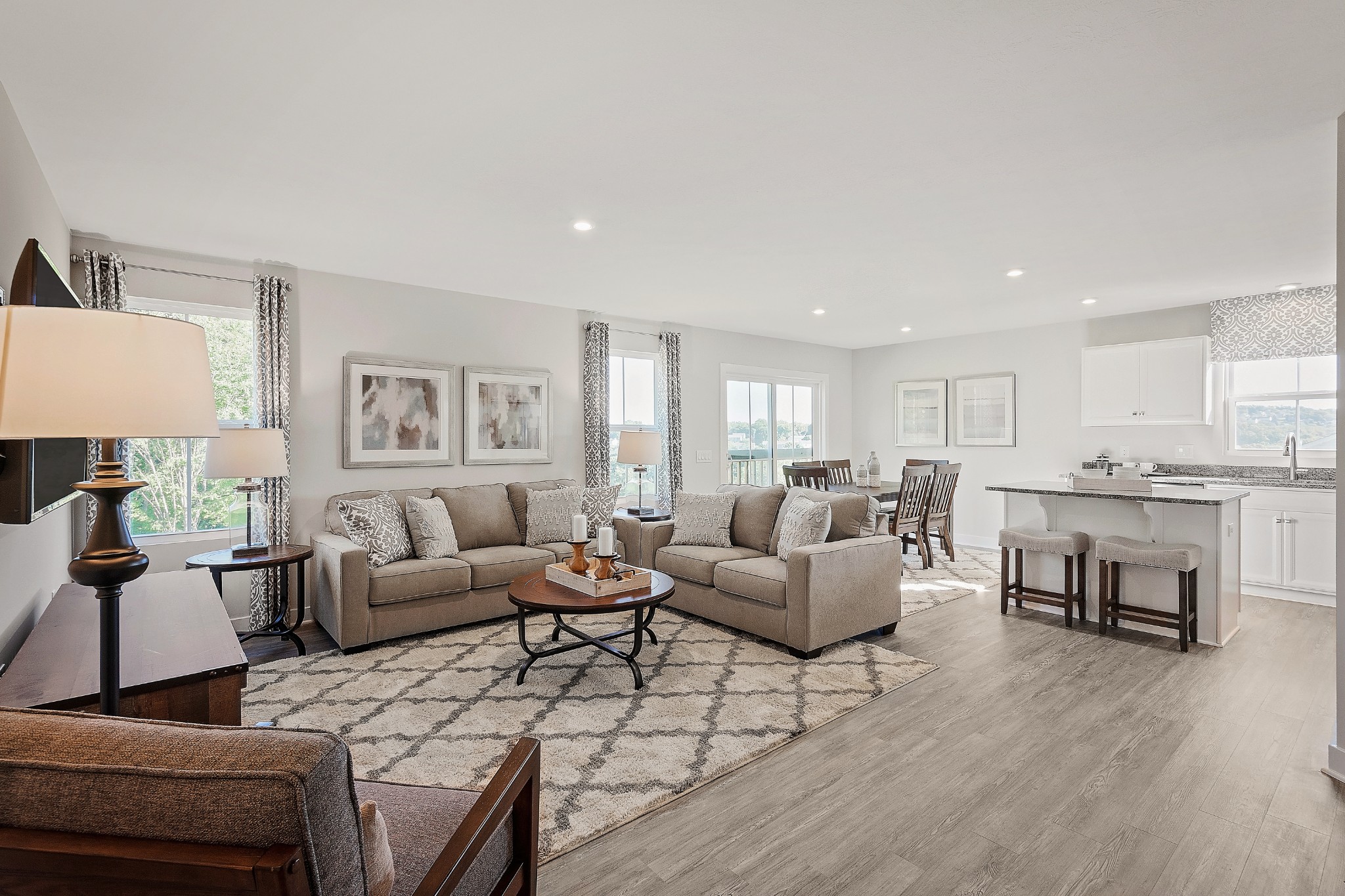 734 Cottage Drive Columbia, TN 38401 - Photo 2 of 10 a living room with furniture and a wooden floor