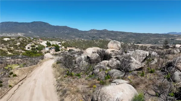 a view of a mountain in the distance