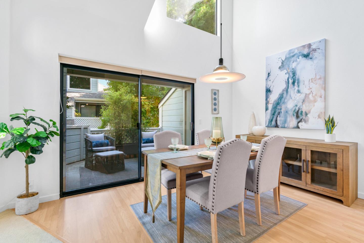 2615 Willowbrook Lane, Unit 82 Aptos, CA 95003 - Photo 5 of 27 a view of a dining room with furniture window and wooden floor