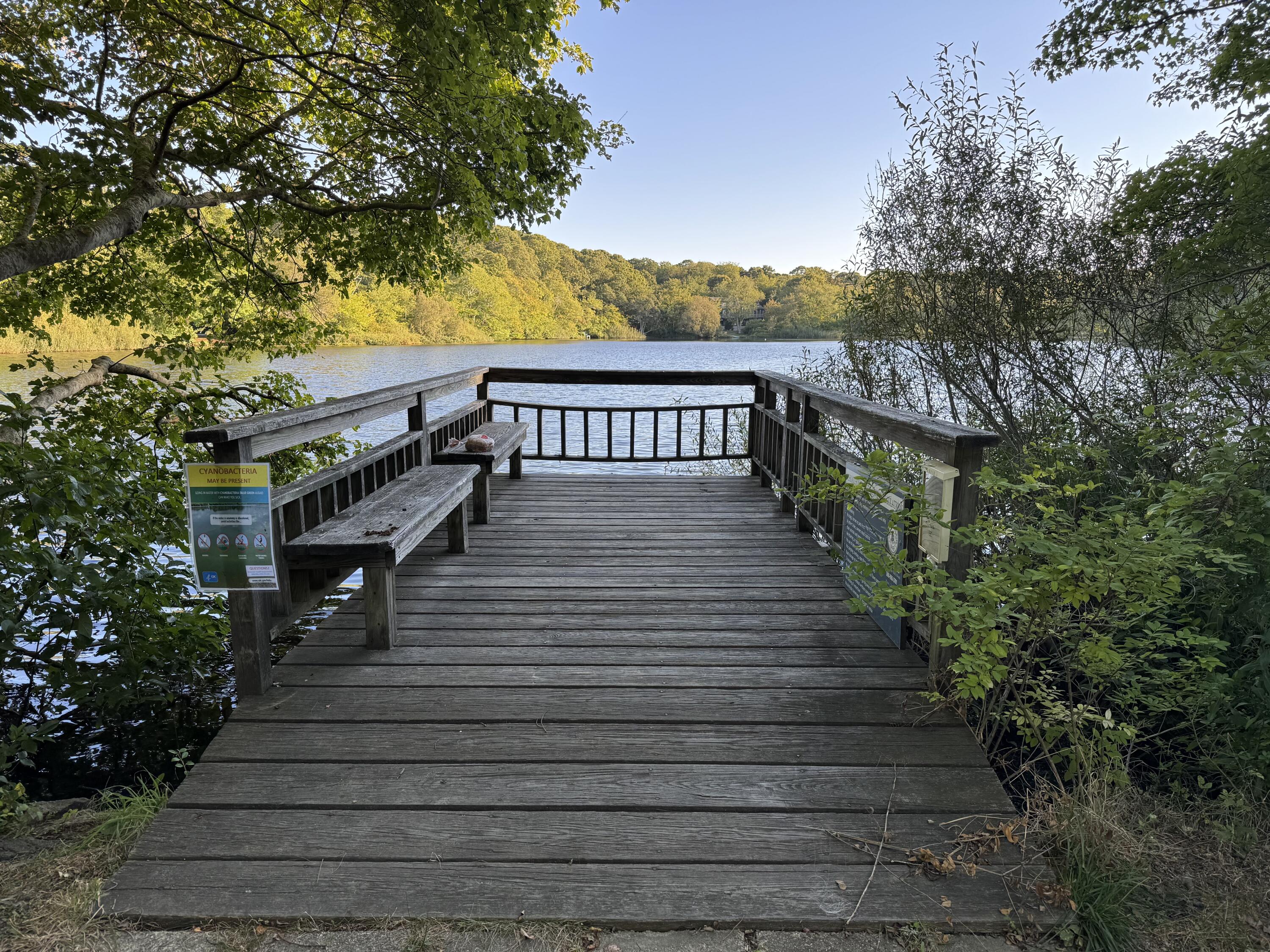 1580 Main Street Brewster, MA 02631 - Photo 17 of 20 a view of a balcony with wooden floor and bench