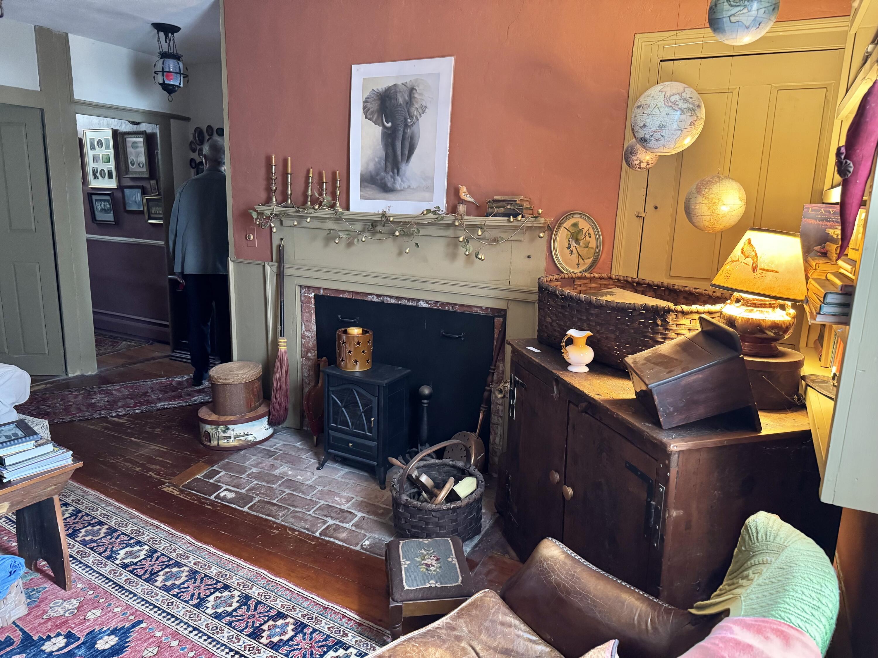 1580 Main Street Brewster, MA 02631 - Photo 10 of 20 a living room with furniture and a fireplace