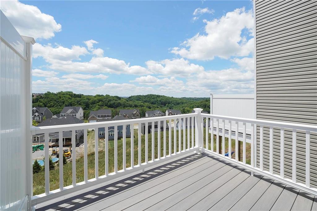157 Cole Drive McKees Rocks, PA 15136 - Photo 23 of 25 Deck is plenty large enough for patio set and feels private