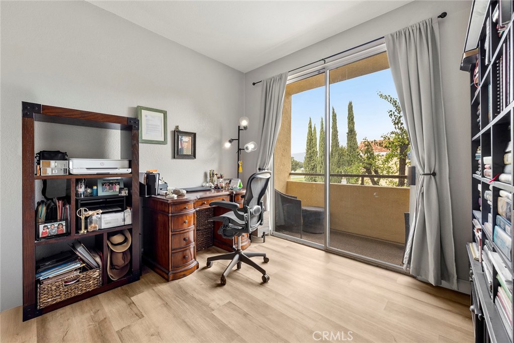 4512 Workman Mill Road Whittier, CA 90601 - Photo 22 of 28 2nd bedroom with French doors, and balcony. Currently being used as an office.