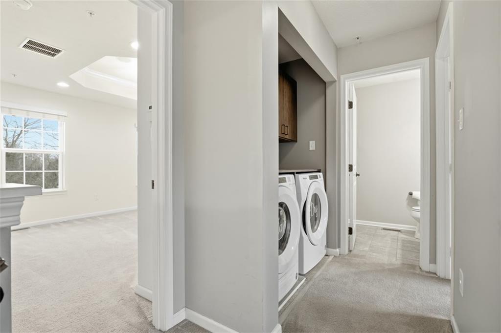 1204 Pointe View Drive Mars, PA 16046 - Photo 16 of 37 a view of a storage & utility room with a washer dryer