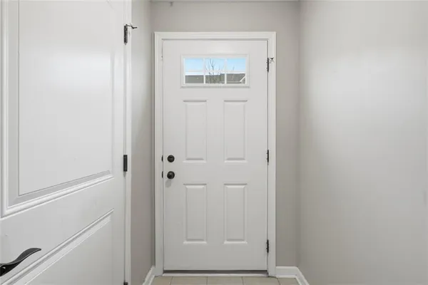 a view of front door