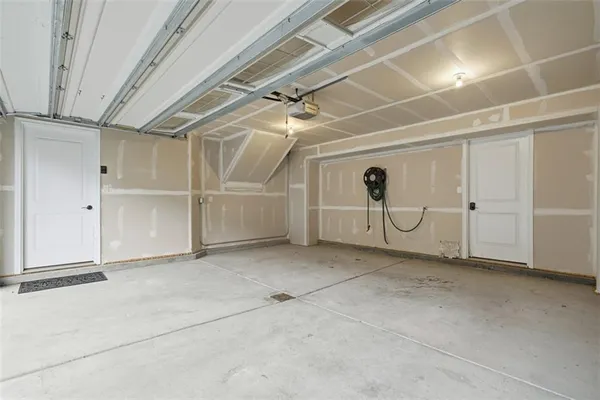 a view of a room with rack on the wall