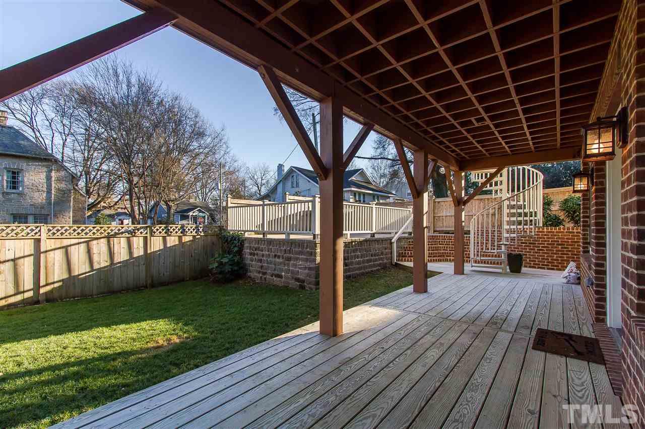319 Perry Street Raleigh, NC 27608 - Photo 20 of 25 a view of porch with wooden floor