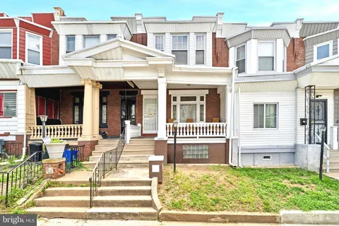 a front view of a residential apartment building