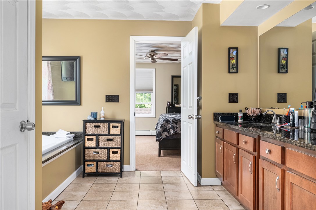 516 Durfee Hill Road Glocester, RI 02814 - Photo 25 of 41 516 Durfee Hill Rd - Primary Bedroom Suite Bathroom, Angle 3