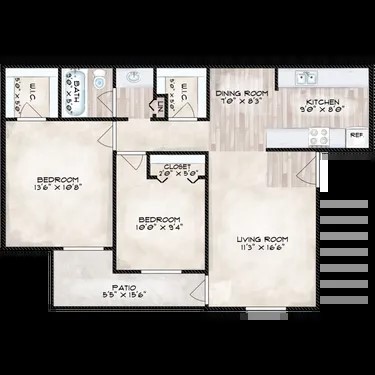 8162 Richmond Avenue, Unit 901 Houston, TX 77063 - Photo 33 of 33 Floor plan - raleigh