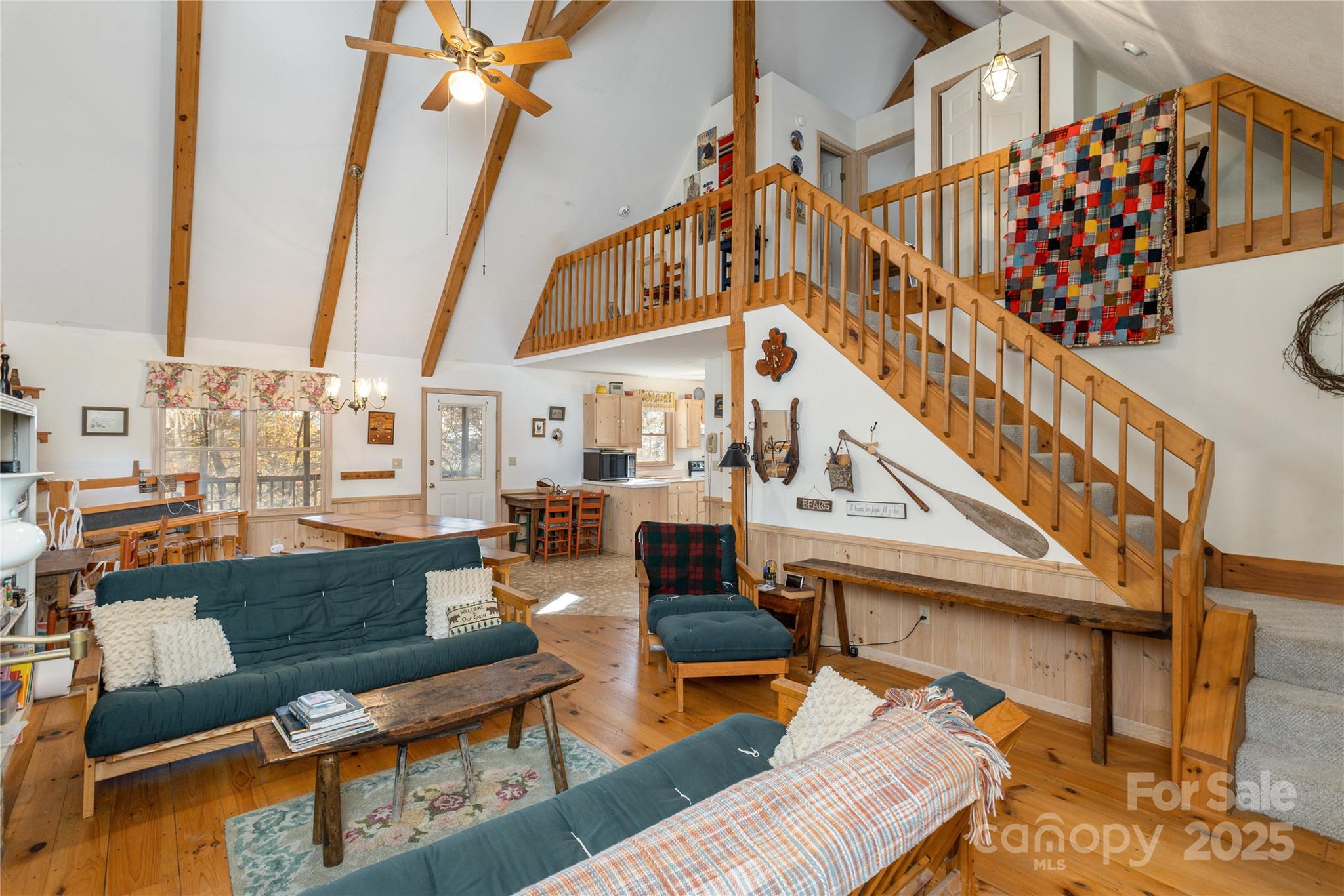 2355 Round Mountain Road Brevard, NC 28712 - Photo 7 of 27 a view of entryway and hall with wooden floor