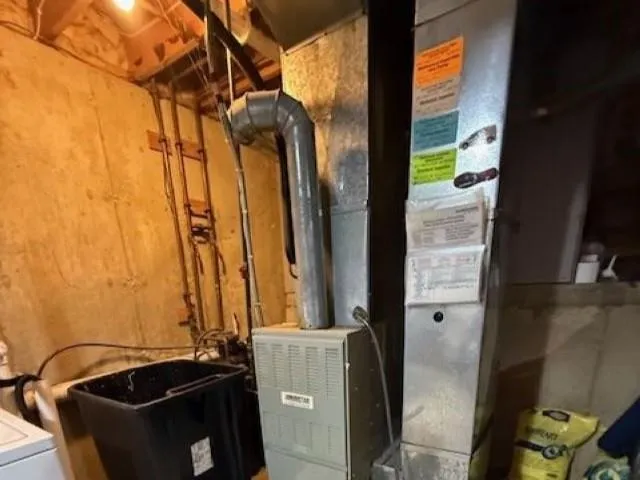 view of storage and utility room