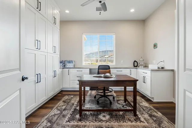 a view of a lake with houses