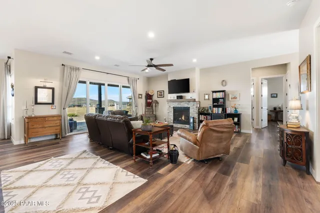 a kitchen with lots of counter space and stainless steel appliances