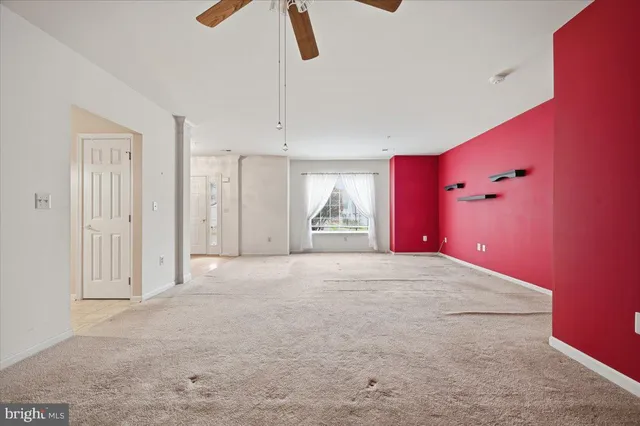 a view of an empty room