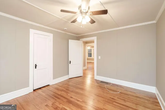 wooden floor in an empty room