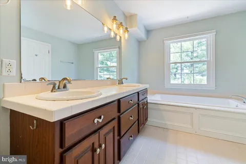 a bathroom with a sink and a bathtub