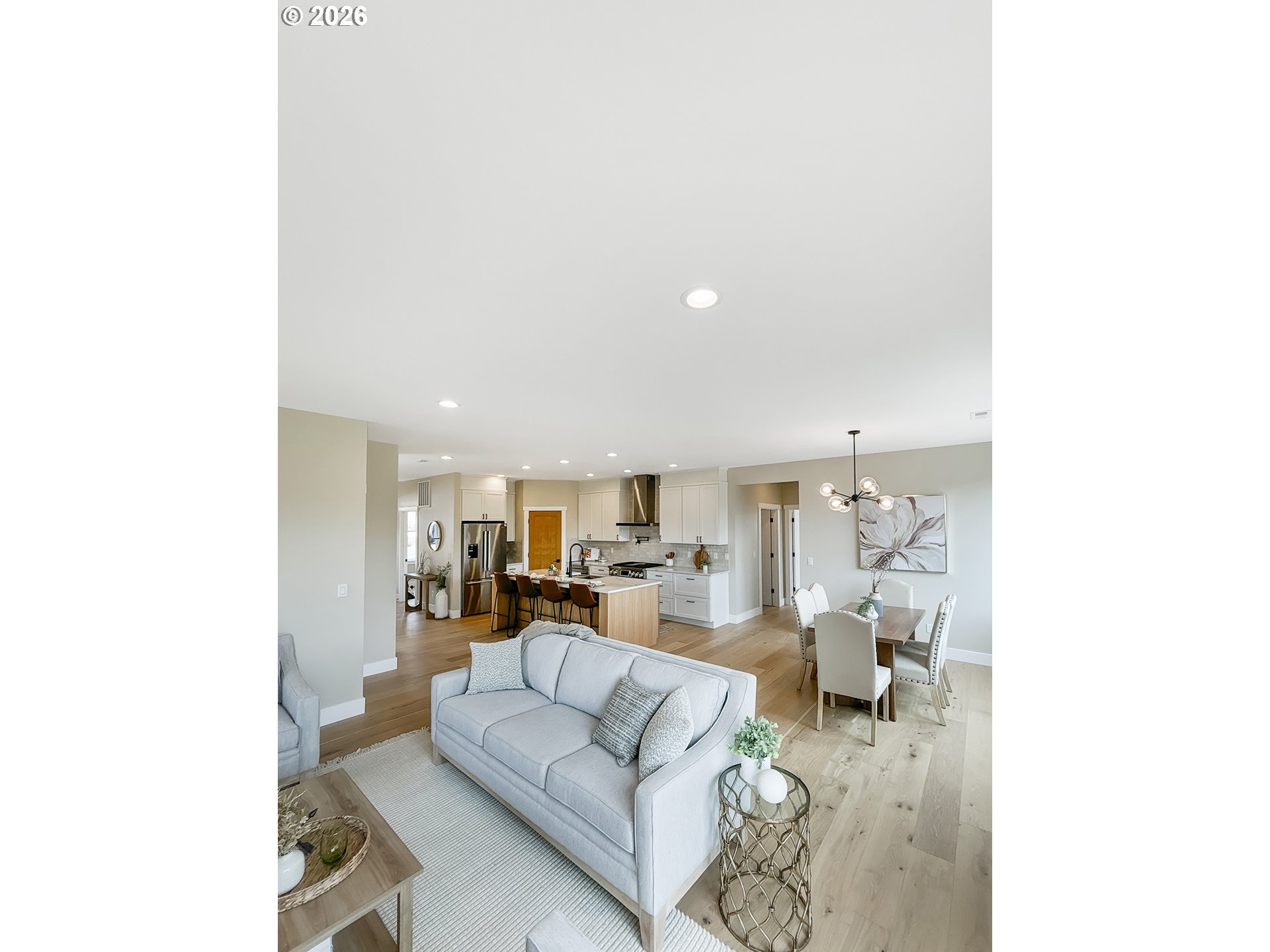 466 Meadows Drive Nehalem, OR 97131 - Photo 8 of 28 a living room with furniture and a view of kitchen