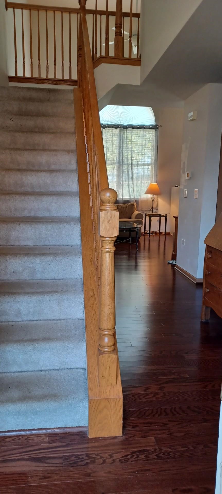 47 D Rolling Oaks Road Sugar Grove, IL 60554 - Photo 4 of 23 a view of entryway and hall with wooden floor