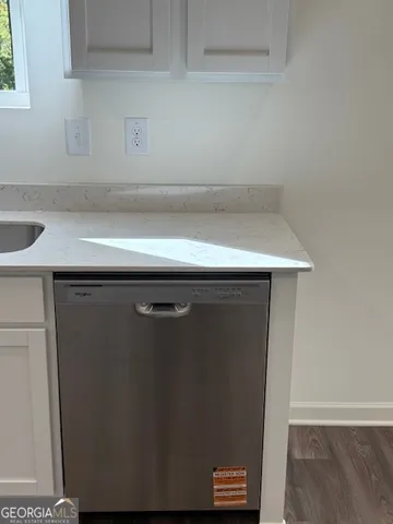 a close view of washer and dryer