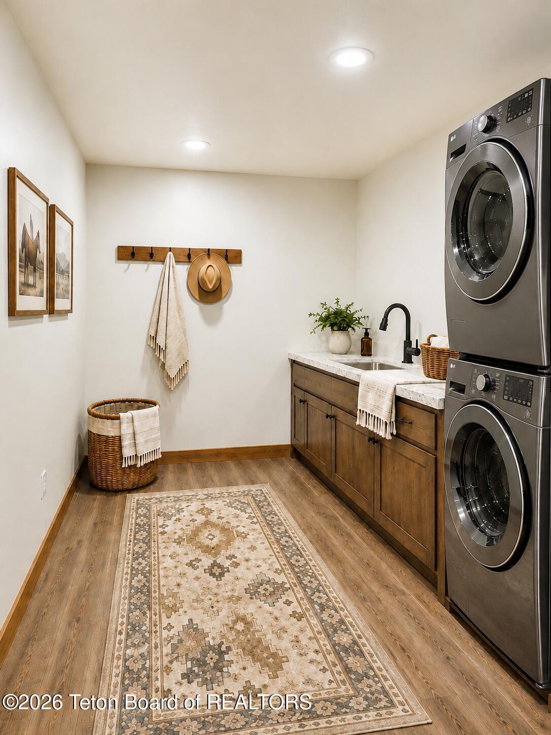 347 Alpine Mdw Loop Alpine, WY 83128 - Photo 12 of 27 AI Virtually Staged - Laundry