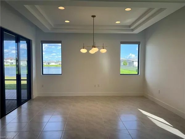 a view of an empty room