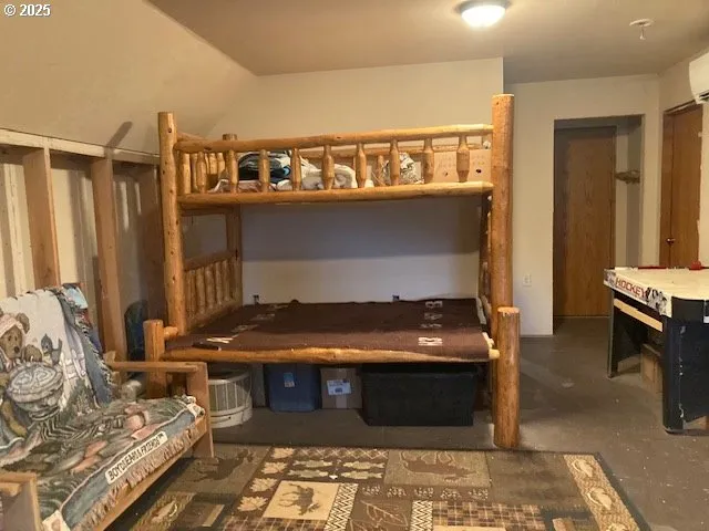 a room with furniture