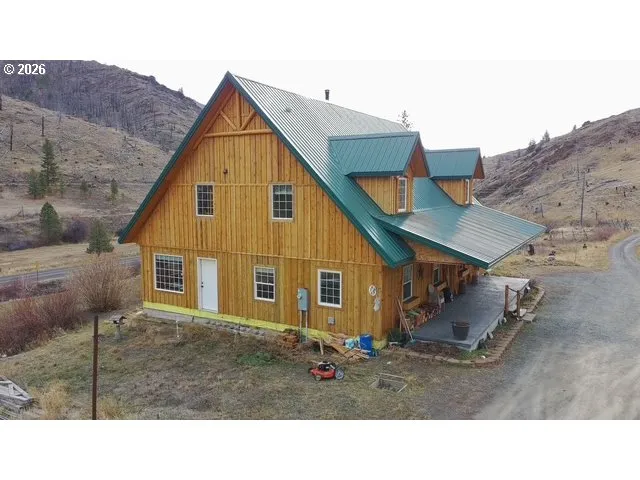 a backyard of a house