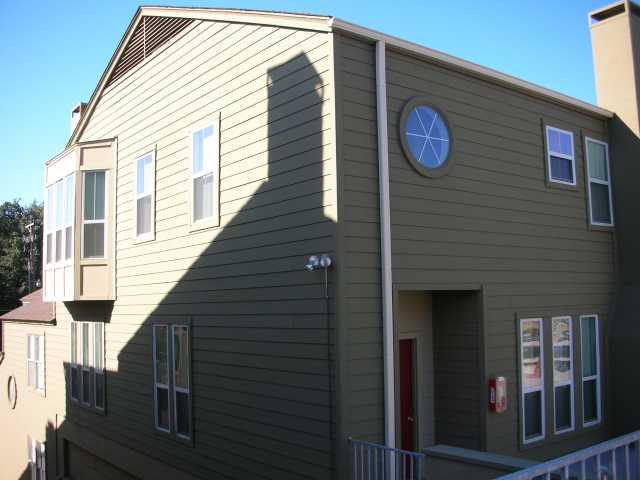 a view of a house with a door