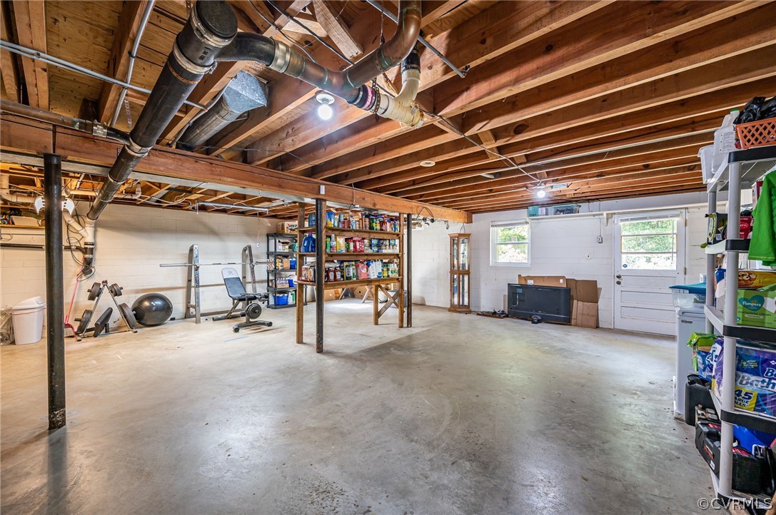 10901 Trents Bridge Road Chesterfield, VA 23838 - Photo 25 of 35 Walkout basement