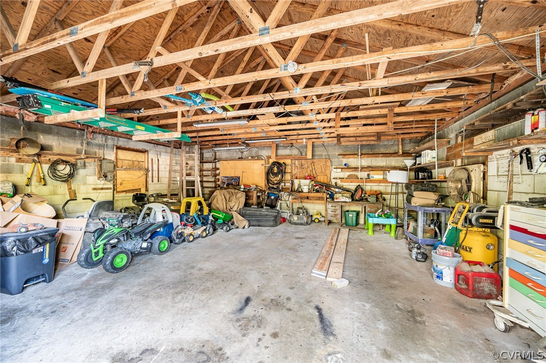 10901 Trents Bridge Road Chesterfield, VA 23838 - Photo 30 of 35 Inside detached garage
