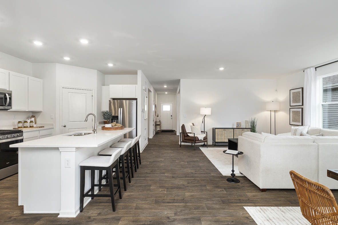 6412 Stony Brook Lane Wonder Lake, IL 60097 - Photo 16 of 36 a large kitchen with a table and chairs