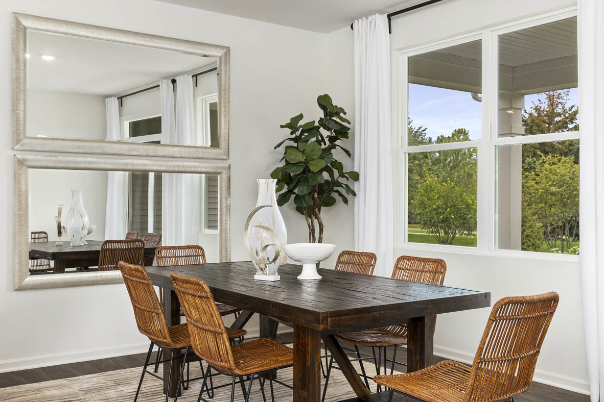 6412 Stony Brook Lane Wonder Lake, IL 60097 - Photo 7 of 36 a view of a dining room with furniture window and outside view