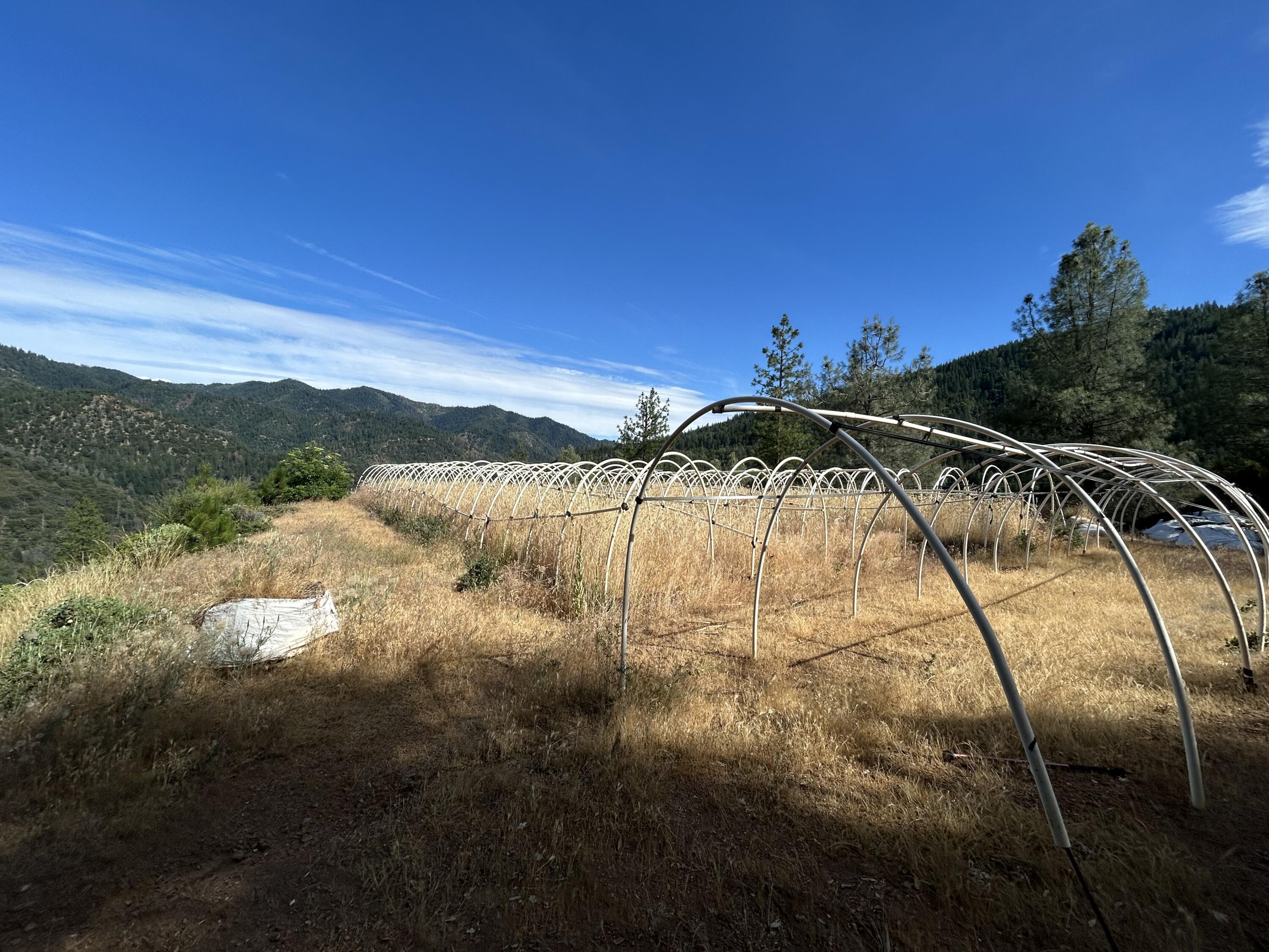 8916 Reading Creek Road Douglas City, CA 96024 - Photo 46 of 48 a view of swimming pool with a mountain in the background