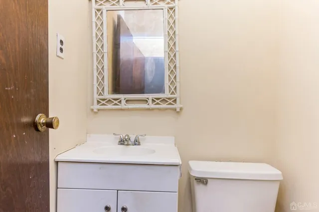 a bathroom with a sink and a toilet