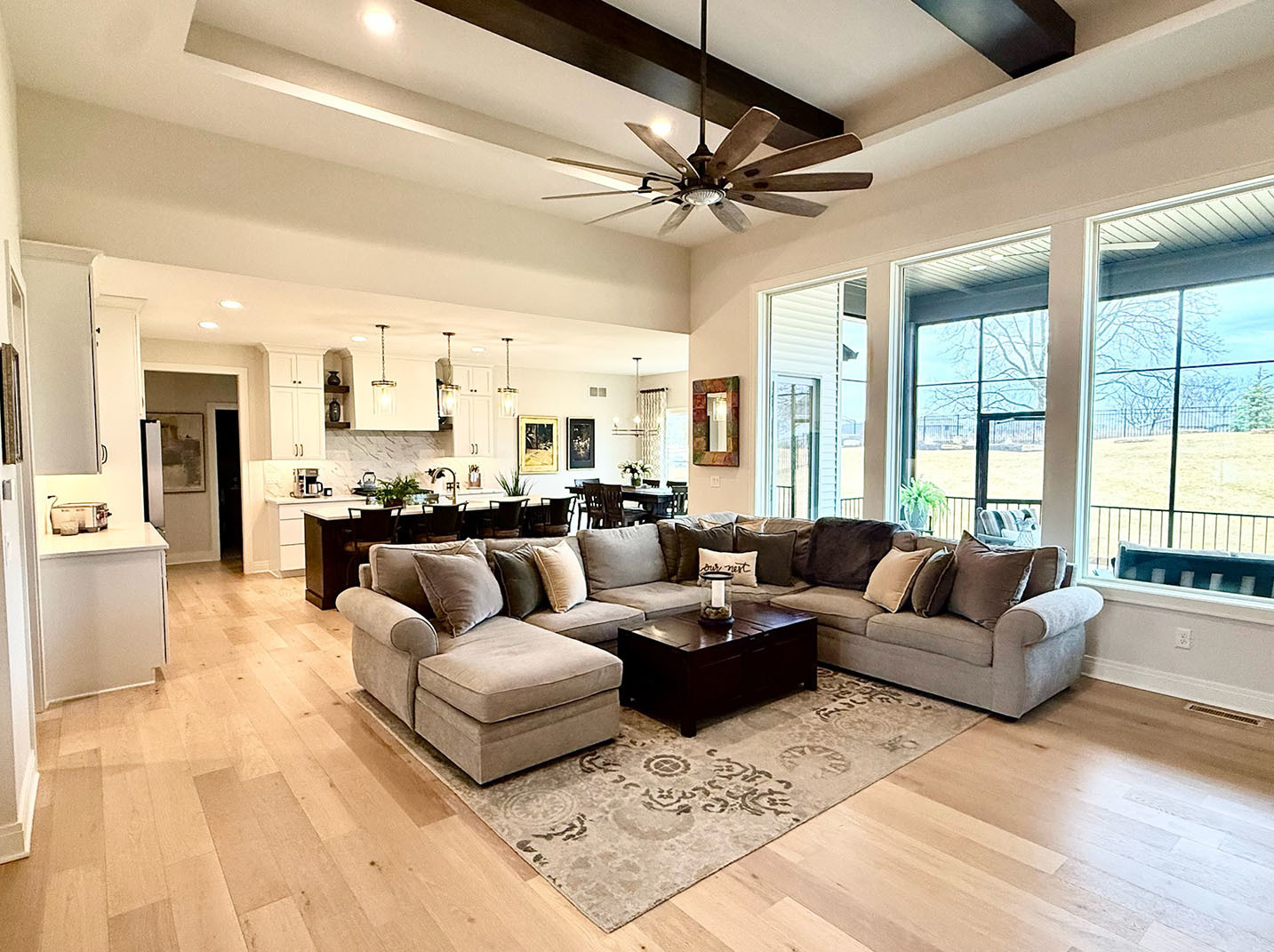 5077 Oak Rdg Court Bettendorf, IA 52722 - Photo 5 of 35 a living room with furniture and a large window
