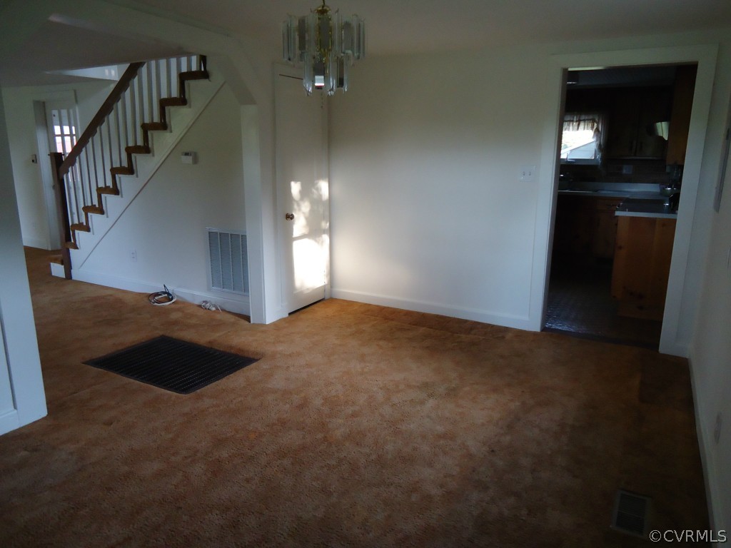 1972 Willow Brook Road Bumpass, VA 23024 - Photo 6 of 18 a view of entryway and hall with a front door