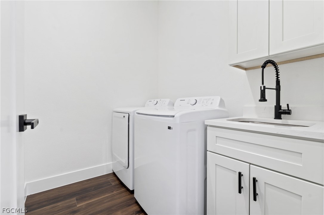 97 Brig Circle East Placida, FL 33946 - Photo 18 of 23 a utility room with dryer and washer
