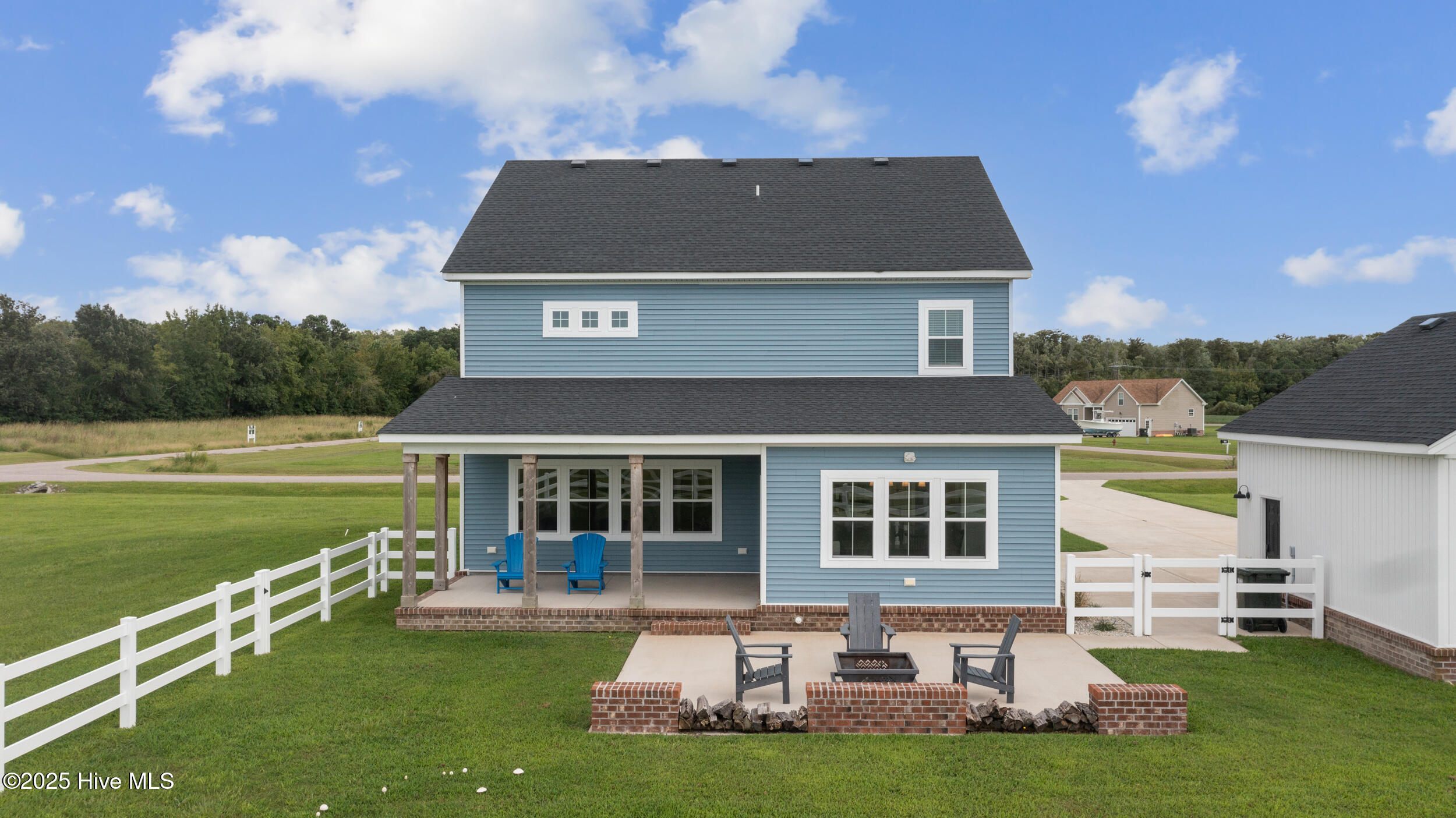 101 Bailey Farm Road Shawboro, NC 27973 - Photo 57 of 61 covered back porch, patio w/ firepit