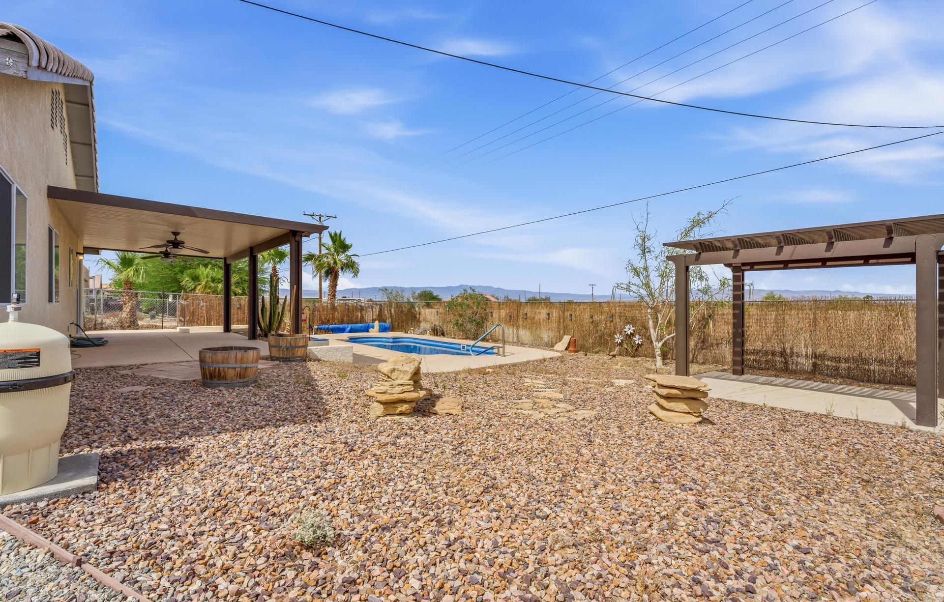 2776 Leto Avenue Thermal, CA 92274 - Photo 34 of 44 a view of back yard from a house