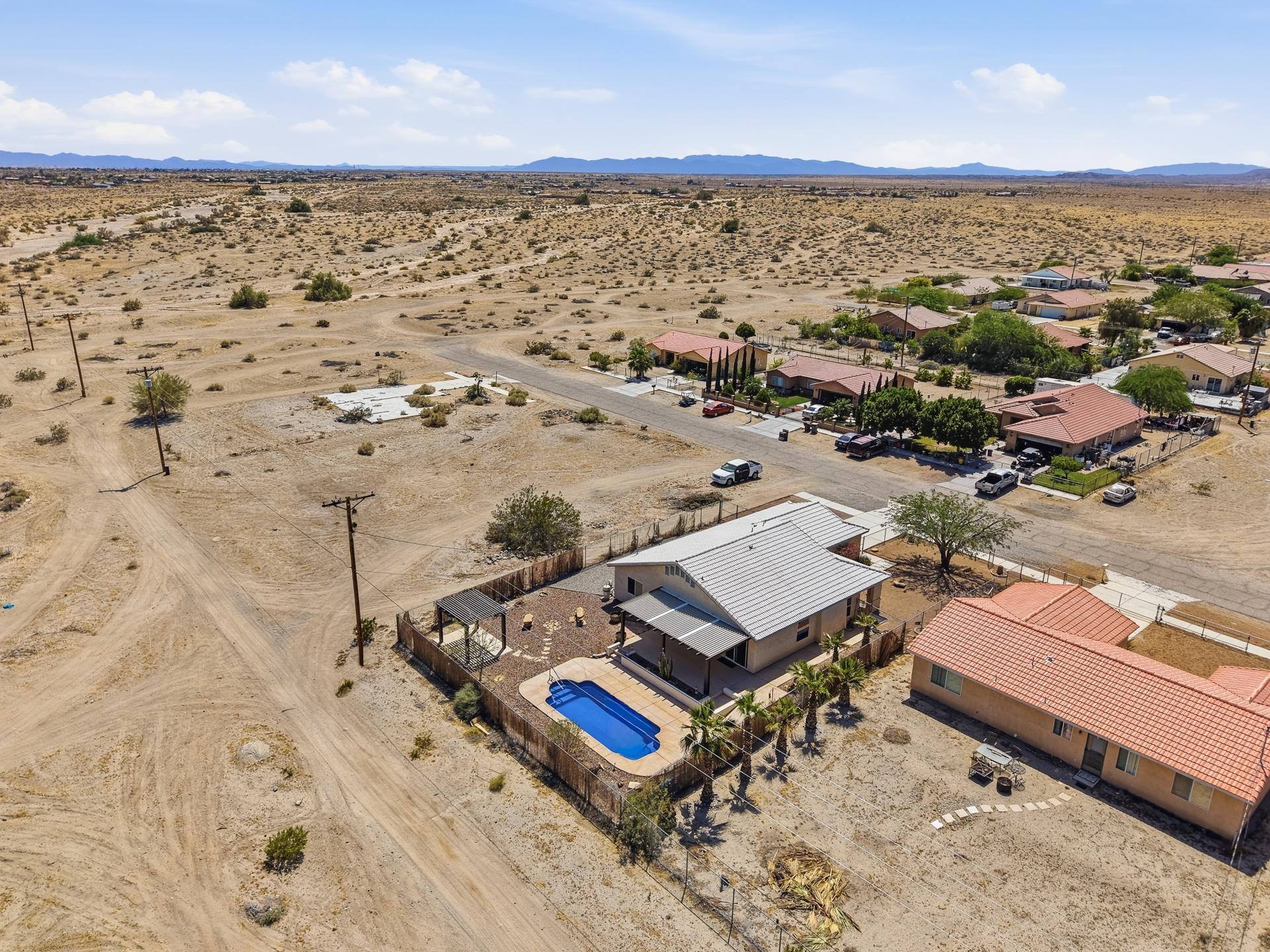 2776 Leto Avenue Thermal, CA 92274 - Photo 41 of 44 an aerial view of a house with a ocean view