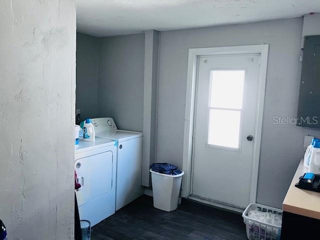 3841 Chaffey Drive New Port Richey, FL 34652 - Photo 16 of 18 a room with a window and wooden floor