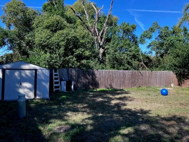 a view of outdoor space with garden