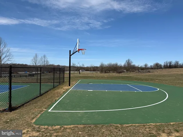 a view of street with houses