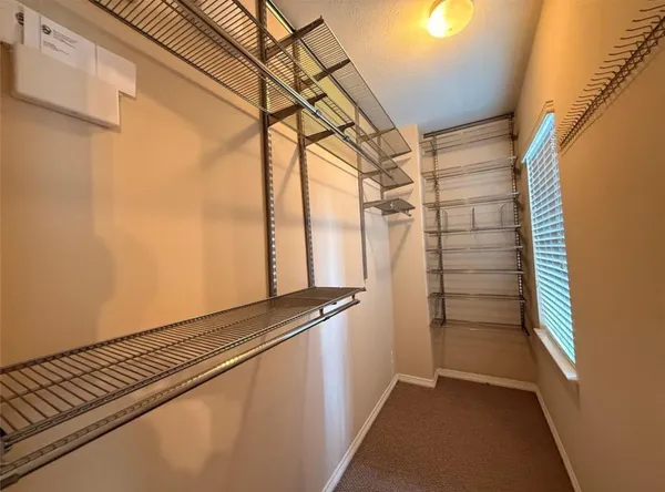 a view of storage and utility room