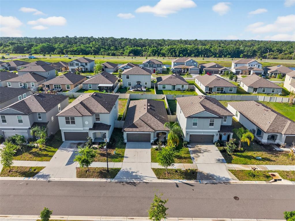9324 Lemon Drop Loop Sun City Center, FL 33573 - Photo 24 of 32 a view of multiple houses with a city street