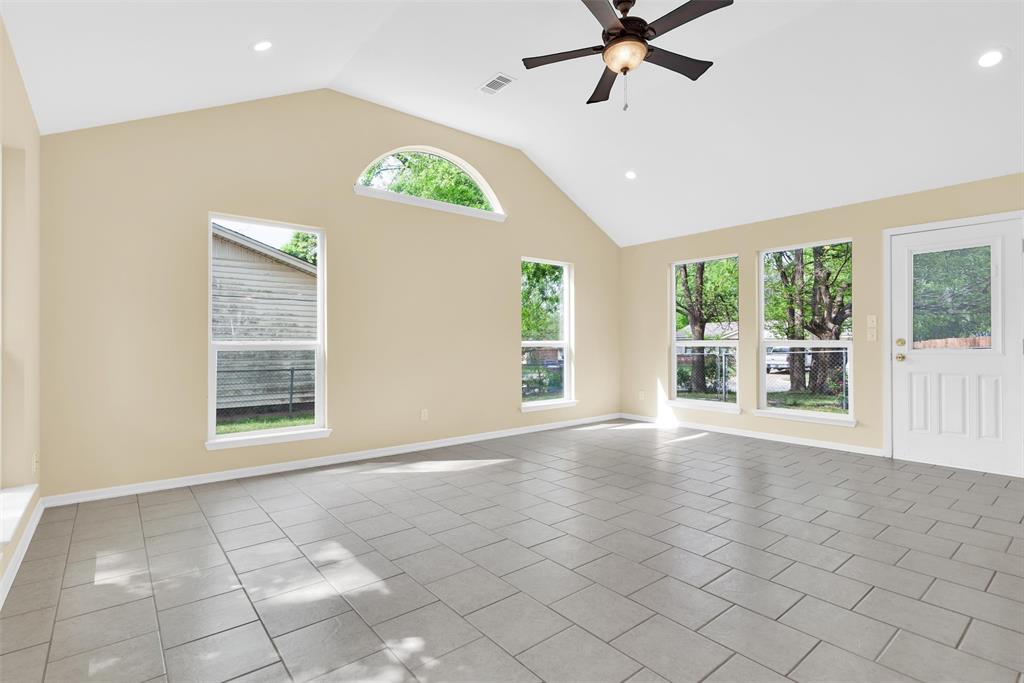 146 Bob White Road Denison, TX 75020 - Photo 14 of 25 Family room view toward the rear yard.